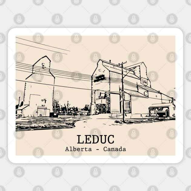 Leduc - Alberta Magnet by Lakeric